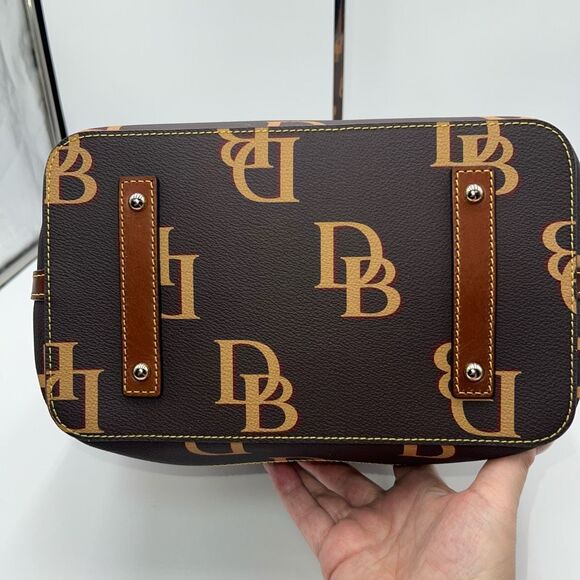 Dooney & Bourke Darla Monogram Pebble Leather Shopper - Picture 6 of 16